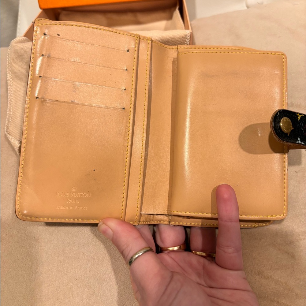 Louis Vuitton Takashi Murakami Monogram Portefeuille Viennois Kisslock Wallet - Picture 9 of 16